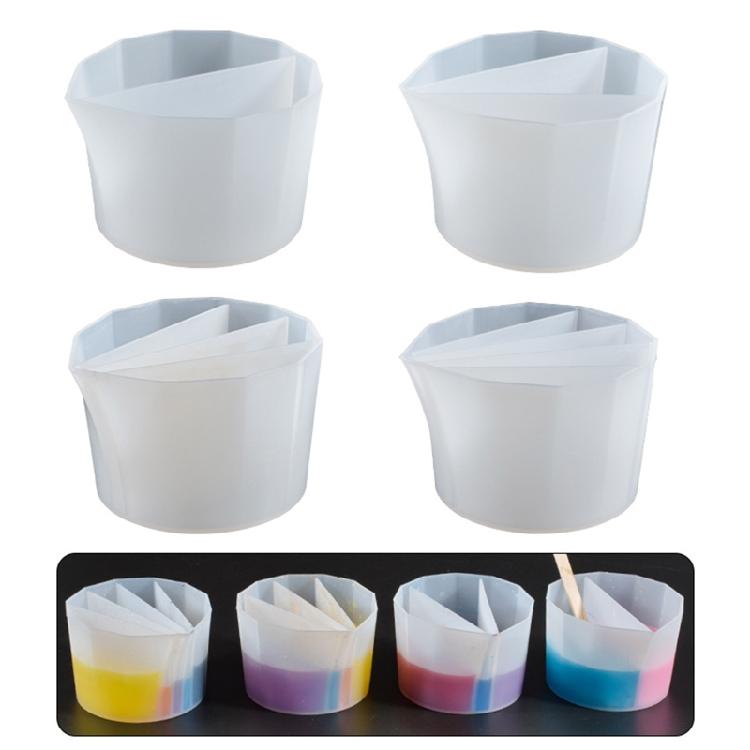 Toning Cup Crystal Epoxy Resin Distributing Cup Mixing Glue Cup for Distribution