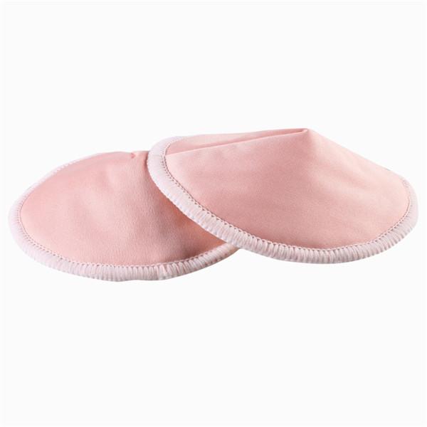 

2 шт., мягкие моющиеся многоразовые накладки из бамбукового волокна для кормления грудью, абсорбент для грудного вскармливания, водостойкая тканевая прокладка для сухости розовый