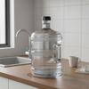 Water Chiller Bottle Food Grade Refillable Jug Portable Handle Household Storage for Campers,