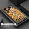 Phone Case For Samsung Galaxy S24 Ultra Cases S23 S21 S20 FE S22 Plus Note 20 10 Cover Kiss by Gustav Klimt Golden Freya's Tears