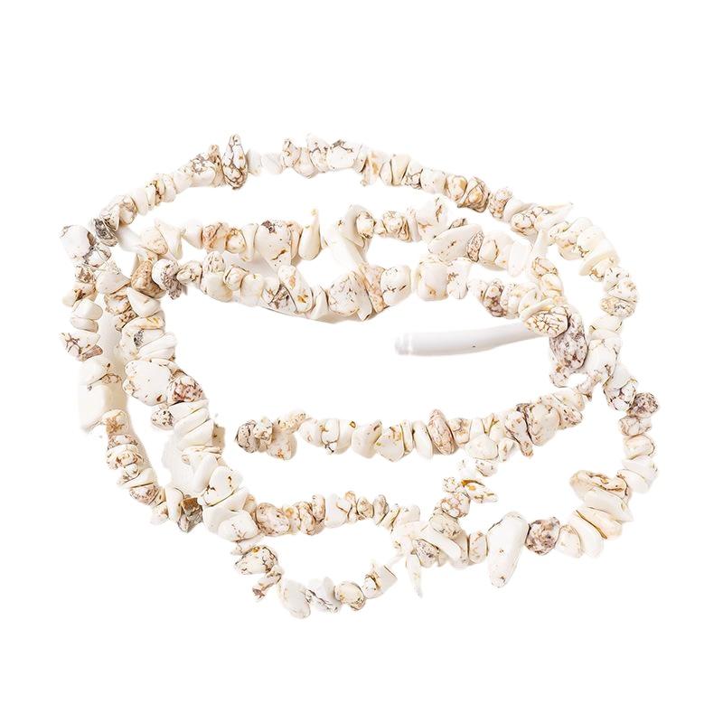 Naturweißes Pulver, gelber Amethyst-Bruchstein, Halbfertigprodukt, DIY, Farbige Kristallsteine, lose Perlen, Schmuckzubehör