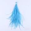 100Pcs Ribbon Tassel Ostrich Feathers DIY 10-15cm Natural Ostrich Feather Multicolor Sewing Costuming Loose Plumas Decorativas