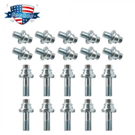 20 шт. 3/8  Болт для аккумулятора Стойка-удлинитель клеммы аккумулятора Комплект шпилек 2 Разные длины