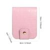 Fashion Alligator Pattern Lipstick Bag PU Leather Mini Makeup Bag with Mirror Portable Lipstick Protective Cover for Women Girls