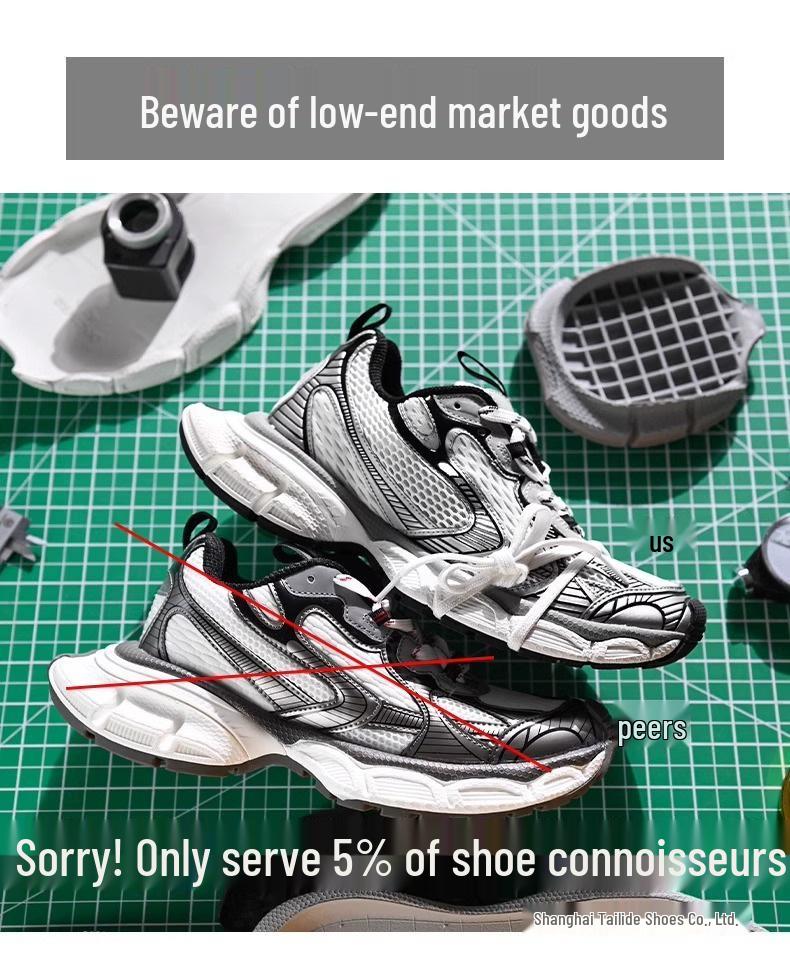 Putian Paris 9th Gen 3XL Trendy Women's Casual Shoes & 10th Gen Men's Couple Style Dad Sneakers