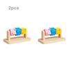 Wooden Hamster Fun Cube Chew Toy Colorful Natural Wood Teeth Grinding Toy Hideout Plaything for Syrian Hamster