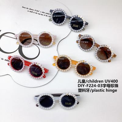 Kinderzonnebril Modetrend Babyzonnebril DIY Kinderzonnebril UV-beschermingsbril Tide