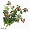 DIY Raspberry Artificial Plant Green Leaves Artificial Raspberry Branches  Desktop Ornament
