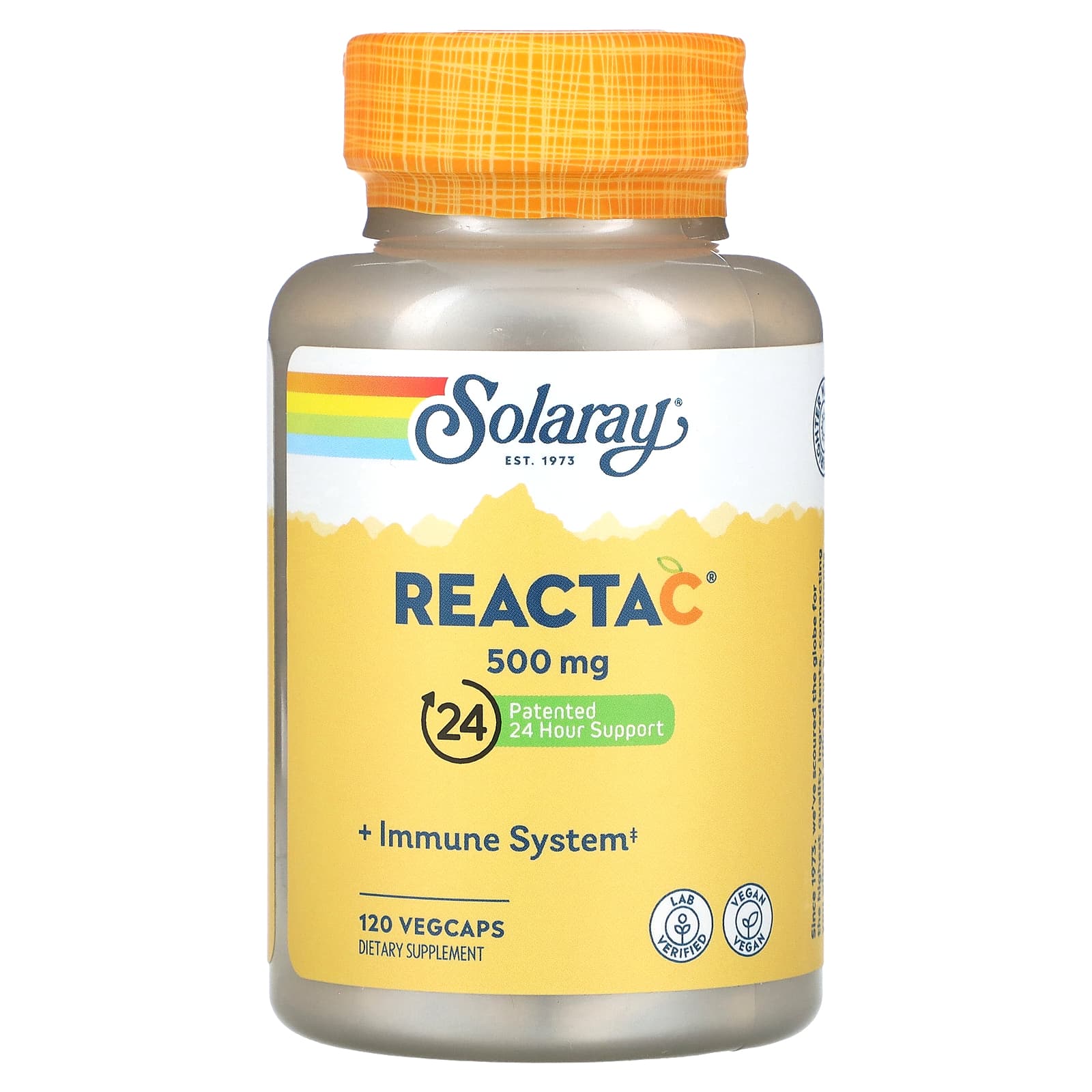

Solaray, Reacta-C, 500 mg, 120 veggie capsules