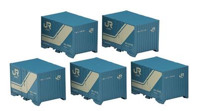 TOMIX N Gauge JR 18D Type Container 5 Pieces 3307 Railway Model Supplies