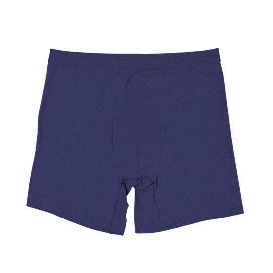 

Боксеры Эластичные Со средней посадкой Однотонные U-выпуклые Шорты Брифы Защита от натирания Ноги Удлиненные Спортивные Трусики Повседневная Одежда для сна 2XL темно-синий