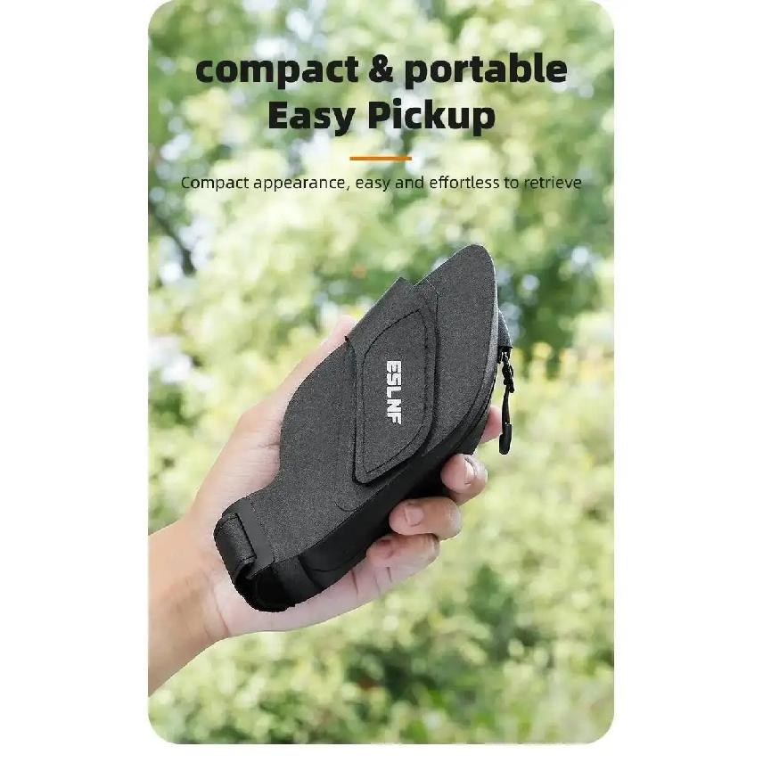 ESLNF Waterproof Large-Capacity Saddle Tail Bag - Portable MTB Road Bike Bag, Durable Outdoor Cycling Gear Storage Pouch
