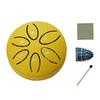 Steel Tongue Drum for Kids 3 Inches 6 Notes Mini Rain Drums Outside Rain Music Maker with Mallets And Music Book for Garden Camping Meditation Yoga