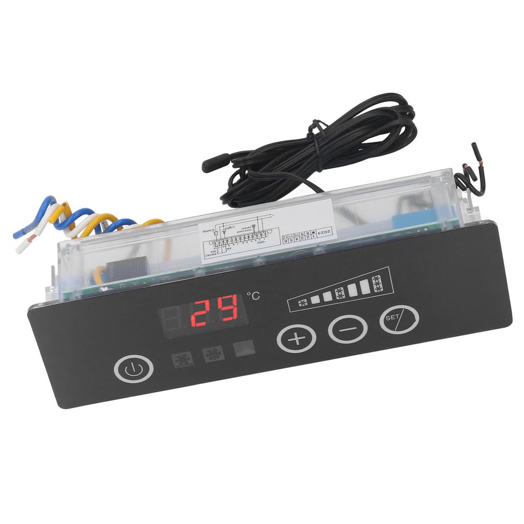 Digitaler Temperaturregler Hohe Genauigkeit Multifunktionaler Thermostat für Kühlschrank Gewächshaus