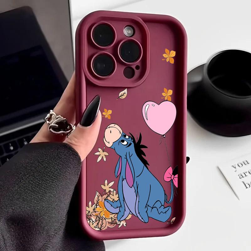 Winnie The Pooh Winnies Eeyore Phone Case For iPhone 17E 11 12 13 14 15 16 17 Pro Max Fundas 17 Air Plus 16e 13 Mini Back Cover