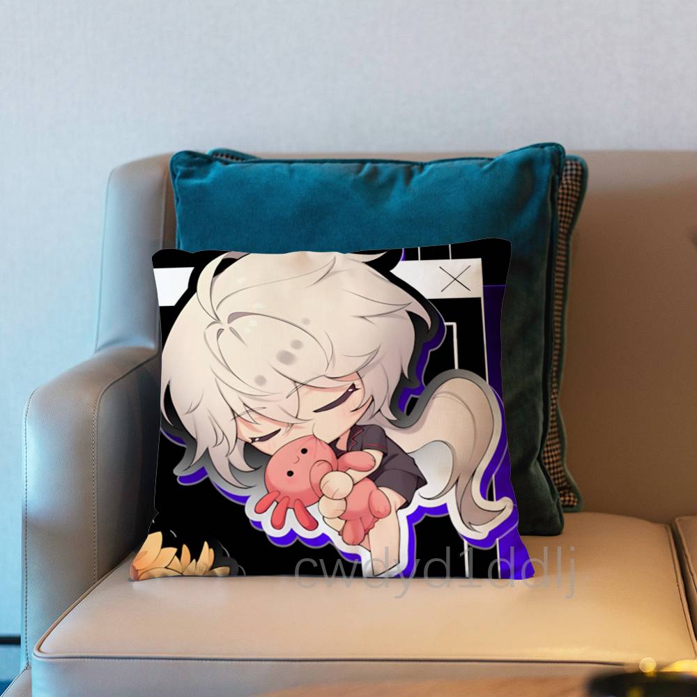 Casper A Date With Death Pillow Case Short Plush Sofa Decorative Gift Home Doublesided Printing Cushio