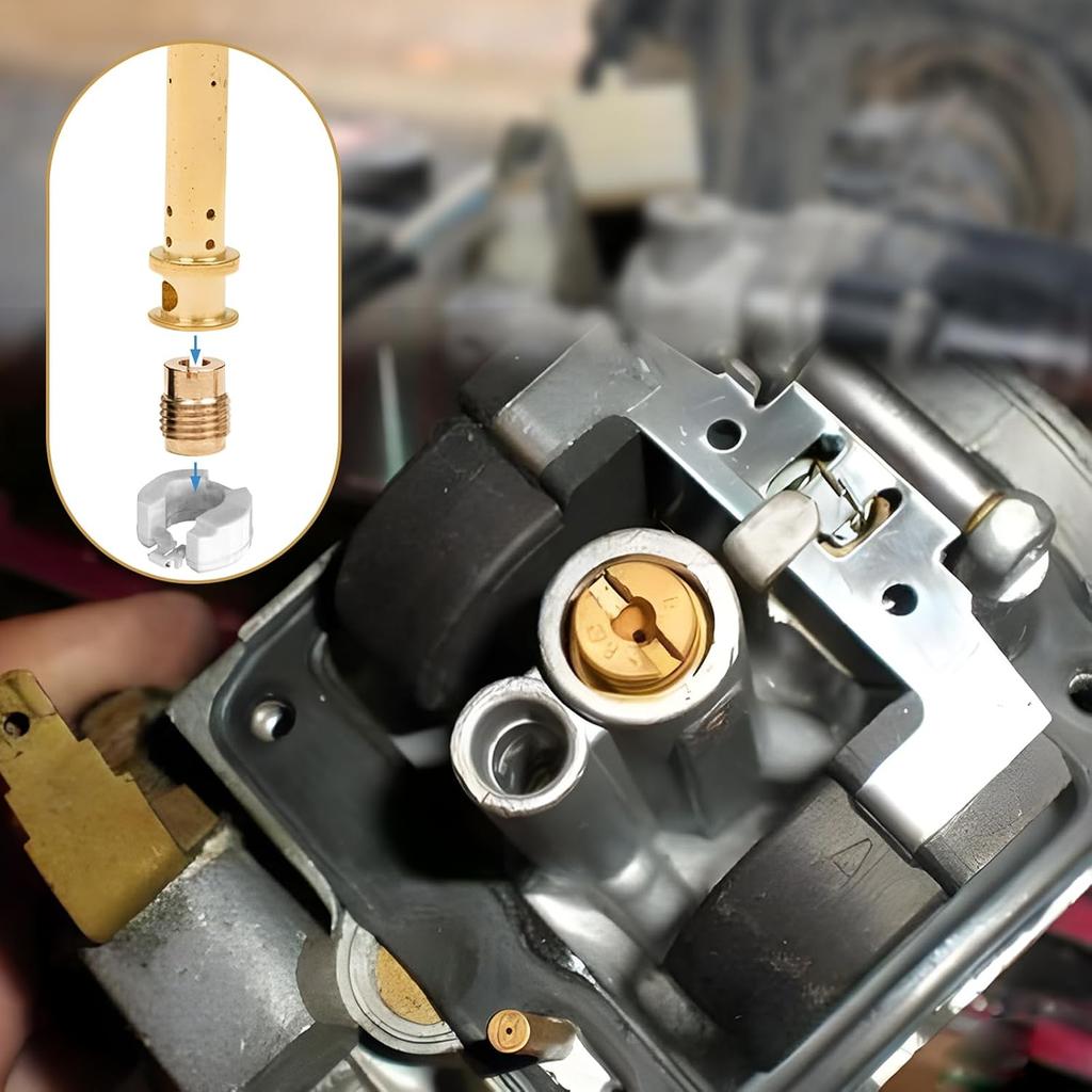 24 Pcs Carburetor Jet Kit for Predator 212 cc Hemi Non-Hemi 032 033 034 035 036 037 038 and 140 E-Tube, Aftermarket Carb Jet Kit Replacement for