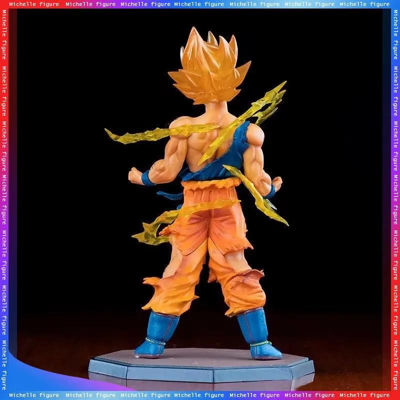 Anime Dragon Ball Son Goku Super Saiyan Figure 17cm/6.69in Goku DBZ Action Figure Model Gifts Collectible Figurines for Kids