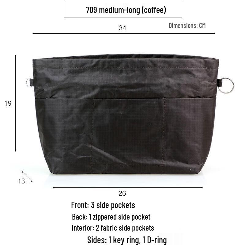 OLOMM Double-Layer Waterproof Cosmetic Storage Bag