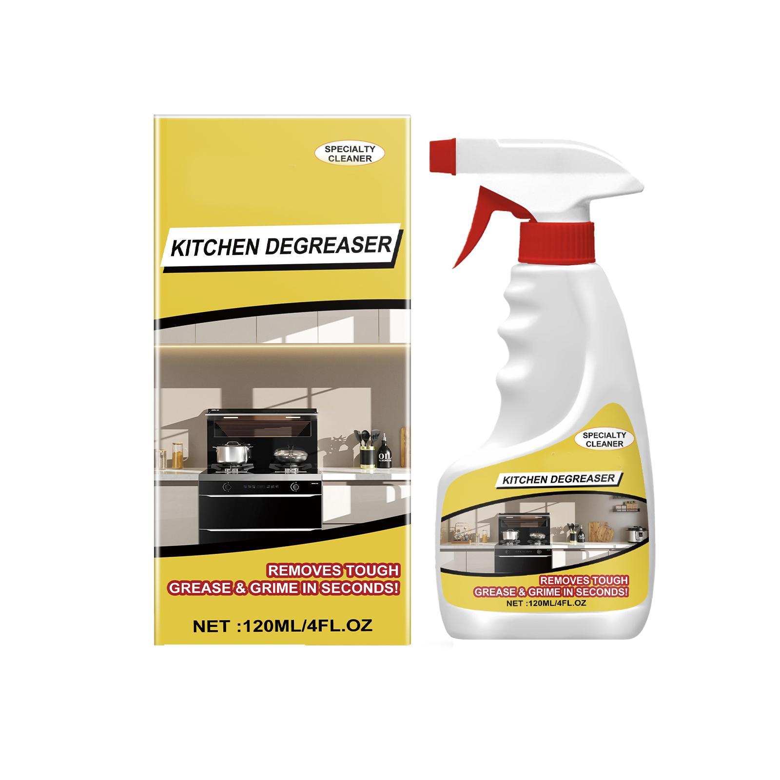 

Kitchen Cleaner, Degreaser, Stain Remover, Foaming Cleaner For Household Kitchen Countertops 120ml жовтий