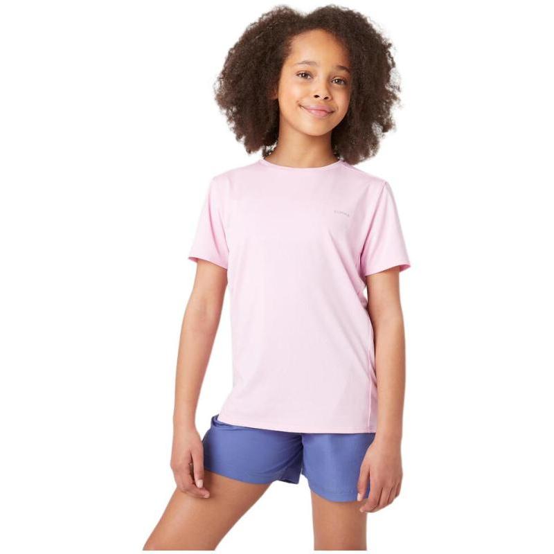 

DECATHLON AT TS100 Футболка с коротким рукавом и круглым вырезом розовая детская 123-130 розовый