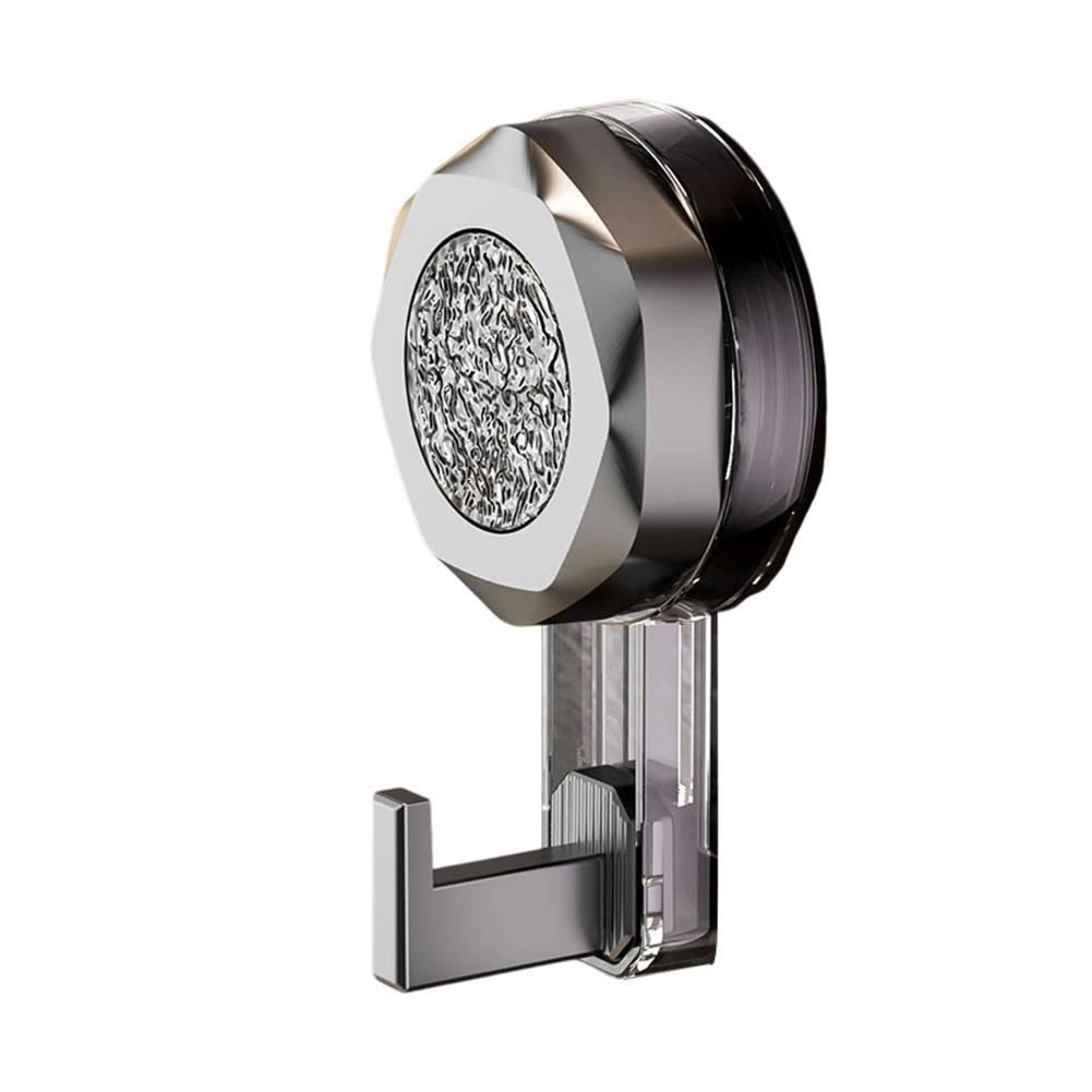 

Вращающийся на 360 градусов крючок без сверления, вращающийся крючок на присоске серый