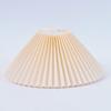 Simple Anti-glare Fabric Lampshade for B&B Hotel Bedside, Fan-shaped Umbrella Design.
