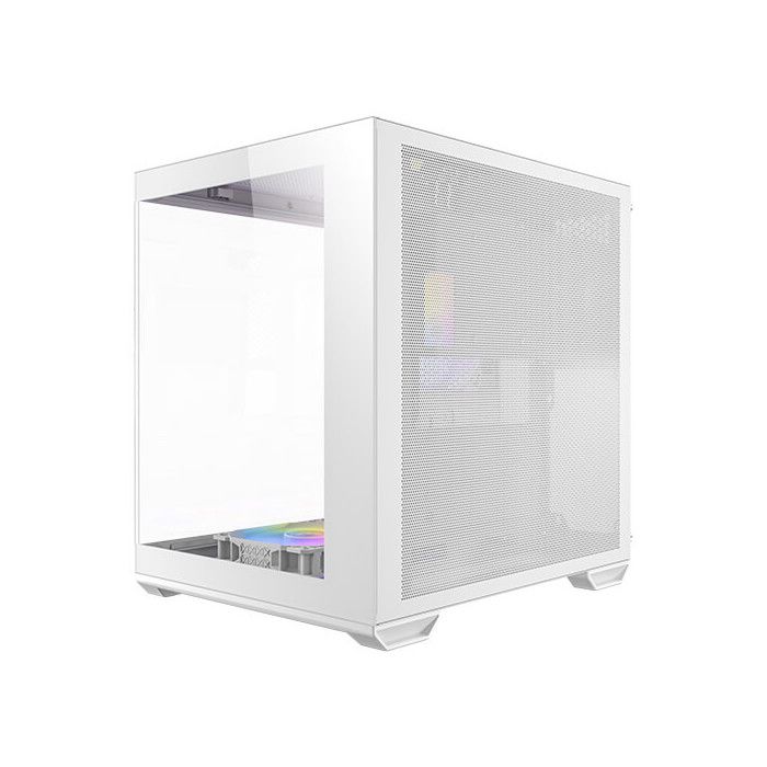 Antec CX60M ARGB White Case Mini-Tower White Tempered Glass USB 3.0 Micro-ATX