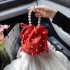 Small Fairy Bag Water Bucket Style With Pearl Detailing For Daily Use