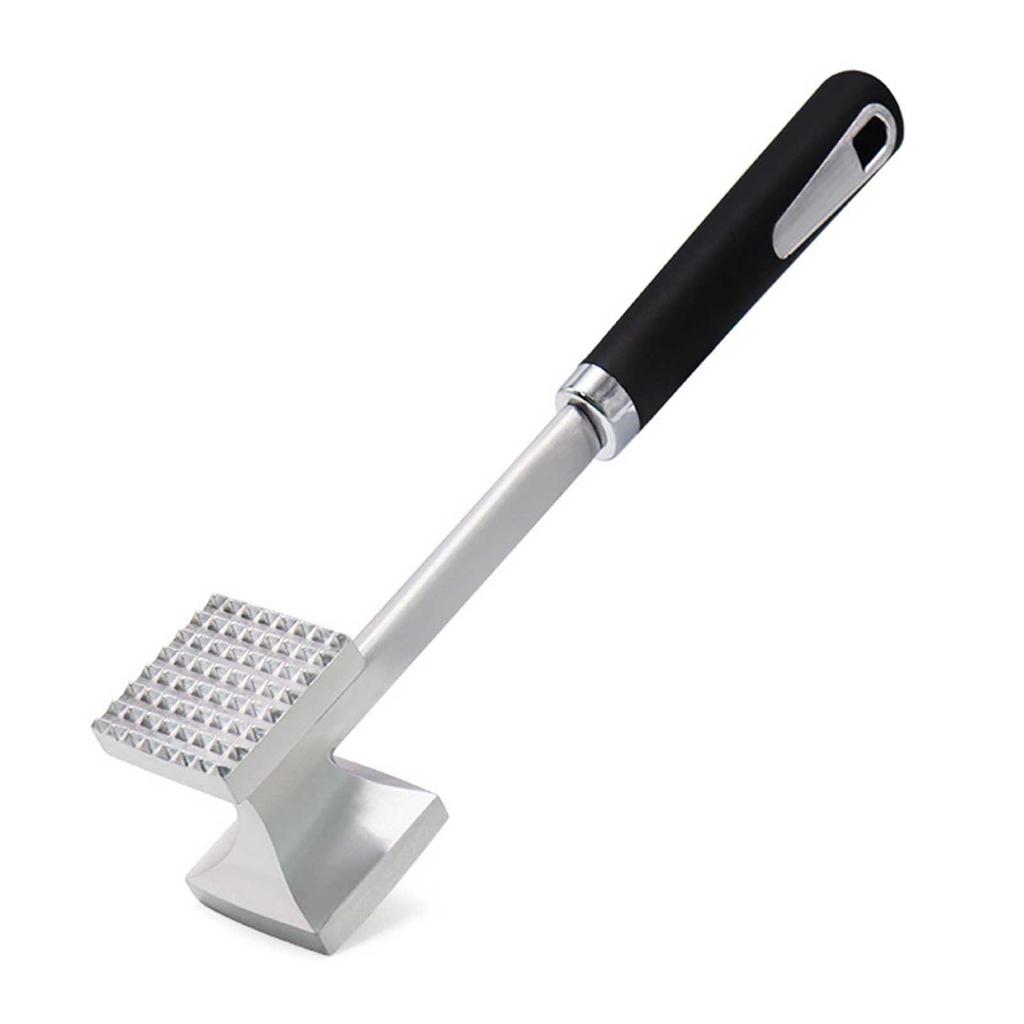 Meat Tenderizer Hammer Dual-side Mallet with Comfortable-Grip Handle for Kitchen Accessories