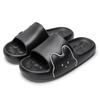 Cute Women Home Slippers Thick Bottom EVA Indoor Slides Soft Comfortable Non-slip Slippers Breathable Lightweight Men Bathroom Slippers