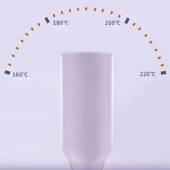 Yousheng Hair Curling Iron 4 Temperature Adjustable French Wave Hair Curler Quick Heating Electric Hair Crimper Waver Women Wavy Hair Curling Wand