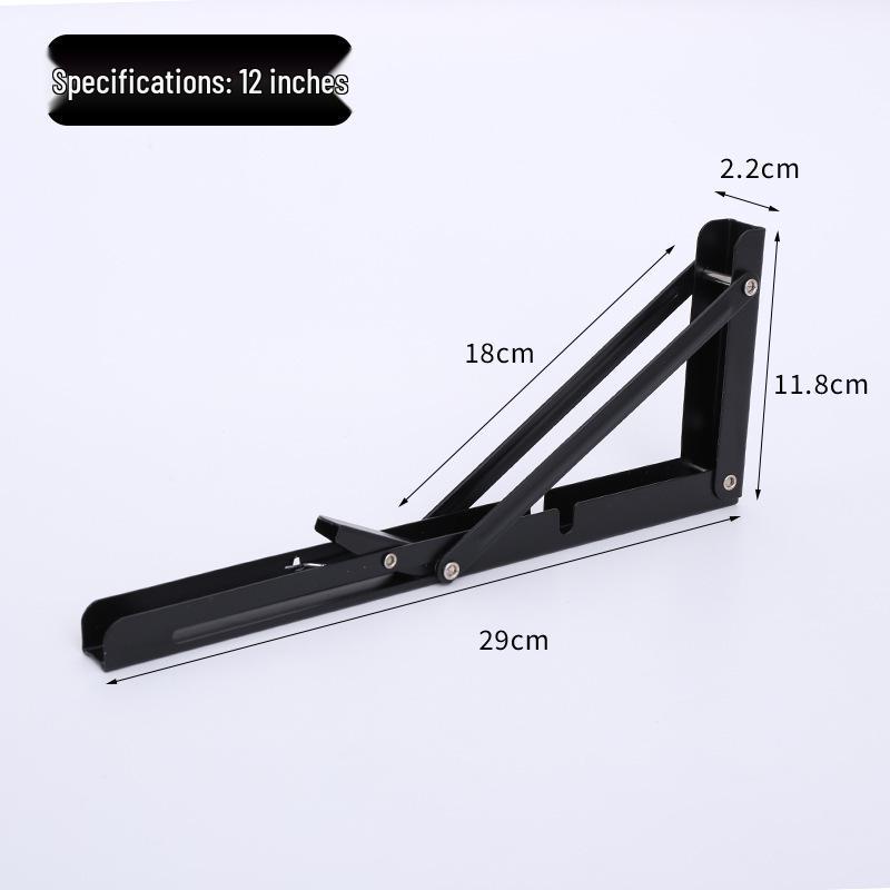 Stainless Steel Folding Triangular Wall Shelf Support Bracket