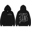 Rapero Beele Borondo Logo Merch sweatshirt Men's fashion Hip Hop High-quality hoodie Men's comfortable Sweatshirt