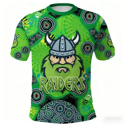2026 Sommer Herren Neues Canberra Raiders Rugby Trainings T-Shirt für Herren und Damen
