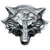 Practical Metal Construction Belt Buckle Wolf Head Pattern Business Buckle Ideal for Long Term Wear In Various Occasion