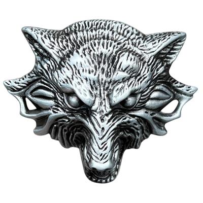 Practical Metal Construction Belt Buckle Wolf Head Pattern Business Buckle Ideal for Long Term Wear In Various Occasion