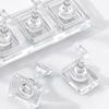 Professional Acrylic Nail Display Stand Transparent Magnetic Free Portable Lightweight Sturdy Support for Artists