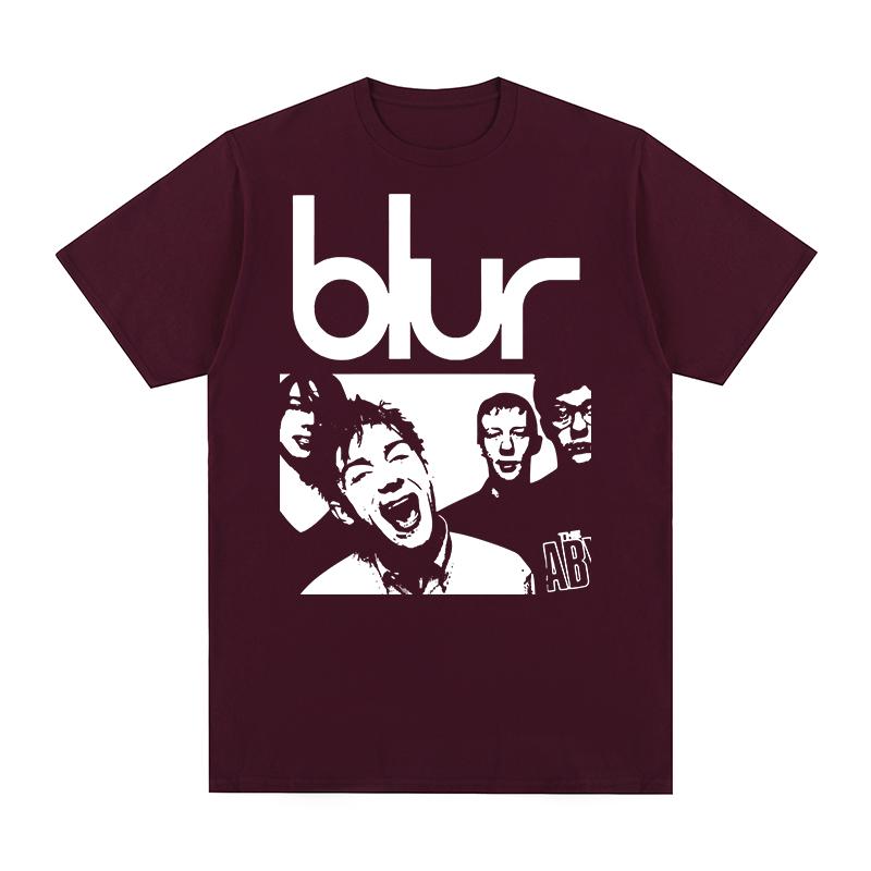 Blur Vintage Tshirt Britpop Band Concert Tour Summer Streetwear Casual Fashion Cotton Unisex T Shirt New Tee Tshirt Womens Tops