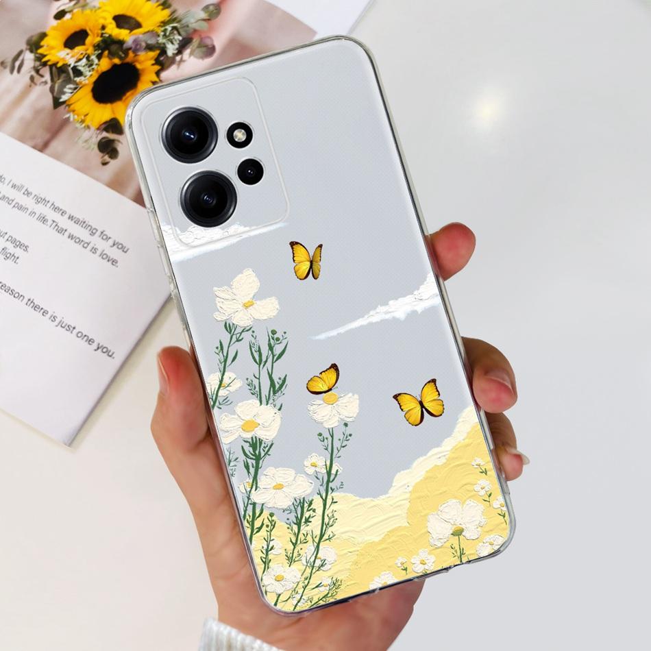 For Xiaomi Redmi Note 12 Global Stylish Phone Case Soft Silicone TPU Back Cover For Redmi Note 12 Pro 4G Note12 12Pro