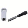 1pc Heavy-Duty Manual Nut Splitter Tool - Durable Metal Nut Breaker with Black Handle & Metal Tip for Easy Car Repair, No Power Needed