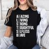 Mother Inspirational Quote Graphic T Shirts Gift for Mom Short Sleeve Tee Mom Life Tee Shirt Letter Print Mother’s Day T-shirts