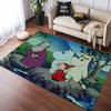 Moomin Valley Moomin Snufkin Bridge Castle Cartoon Print Anti-slip Area Rug Green Mountain Kids Living Room Bedroom Decor Floor Mat For Moomin Fans