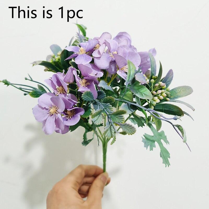 Pivoine artificielle fleurs en soie bricolage Rose Bouquet camélia en plastique fausses fleurs décoration de mariage à la maison
