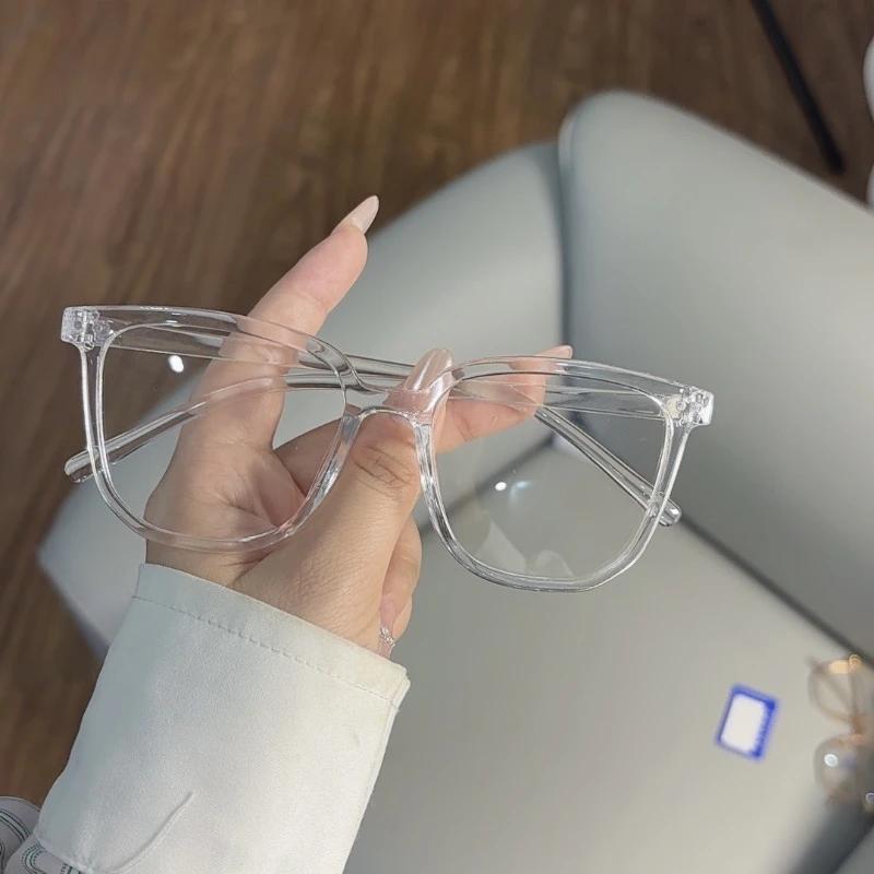 Minimalist Fashionable Oversized Eyeglasses Frames Ultra-lightweight Comfortable Durable Square Frames Lensless Unisex