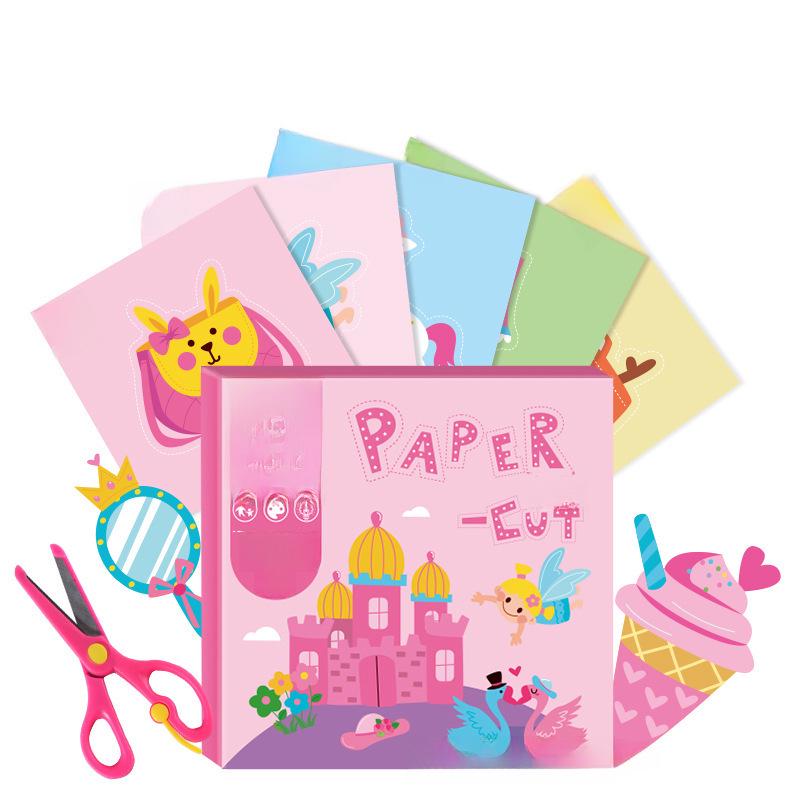 Kids' DIY Paper-Cutting Craft Kit - Educational and Fun for Early Childhood Learning