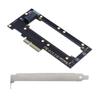 NFHK 4X-Hostadapter NVMe Ruler 1U EDSFF Dicke kurzer SSD-Träger PCI-E4.0 GEN-Z 5,9 mm 8,0 mm E1.S-Adapter.