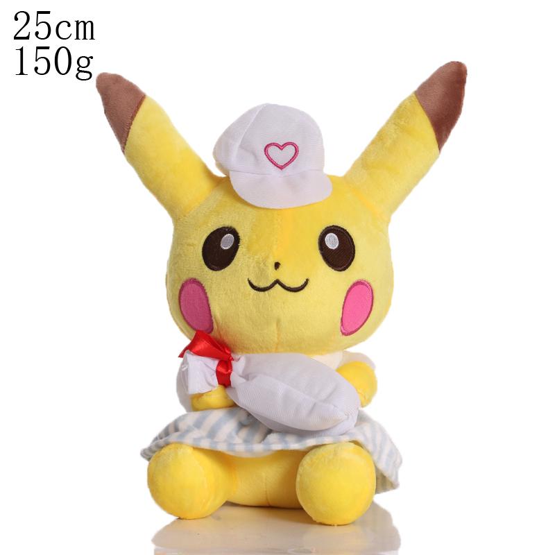 Cute Pikachu Plush Toy Charmander Squirtle Bulbasaur Stuffed Doll Eevee Scorbunny Gengar Snorlax Christmas Gifts