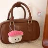 2 Pcs Cute shrimp Rice and vegetable roll doll versatile backpack pendant cartoon sushi doll key chain