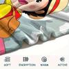 1PC Heidi Alps Cartoon Patterned Flannel Blanket Suitable For All Seasons for Home Decor Warmth and Comfort Gifts Holiday Present